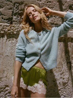 NEW Doen Petra Cardigan in Glass Slipper